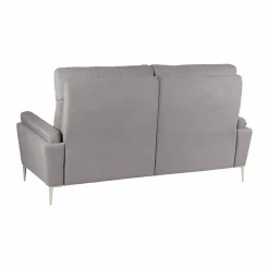 Canapé tissu Boston - Gris Clair - 3 places