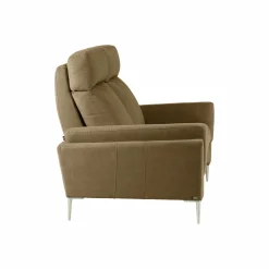 Canapé tissu Boston - Kaki - 2 places