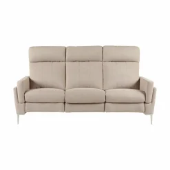 Canapé tissu Boston - Naturel - Grand 3 places