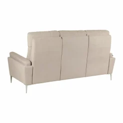 Canapé tissu Boston - Naturel - Grand 3 places
