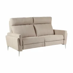 Canapé tissu Boston - Naturel - 3 places