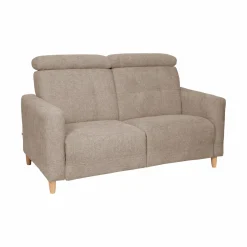 Canapé tissu Chambord - Beige - 2 places