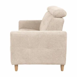 Canapé tissu Chambord - Ivoire - 3 places