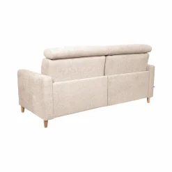 Canapé tissu Chambord - Ivoire - 3 places