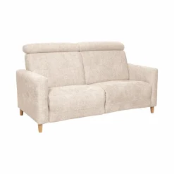 Canapé tissu Chambord - Ivoire - Grand 2 places
