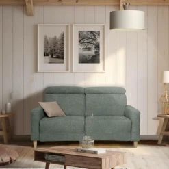 Canapé tissu Chambord - Lierre - 2 places