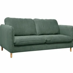 Canapé tissu chenillé Portimo - Vert de gris