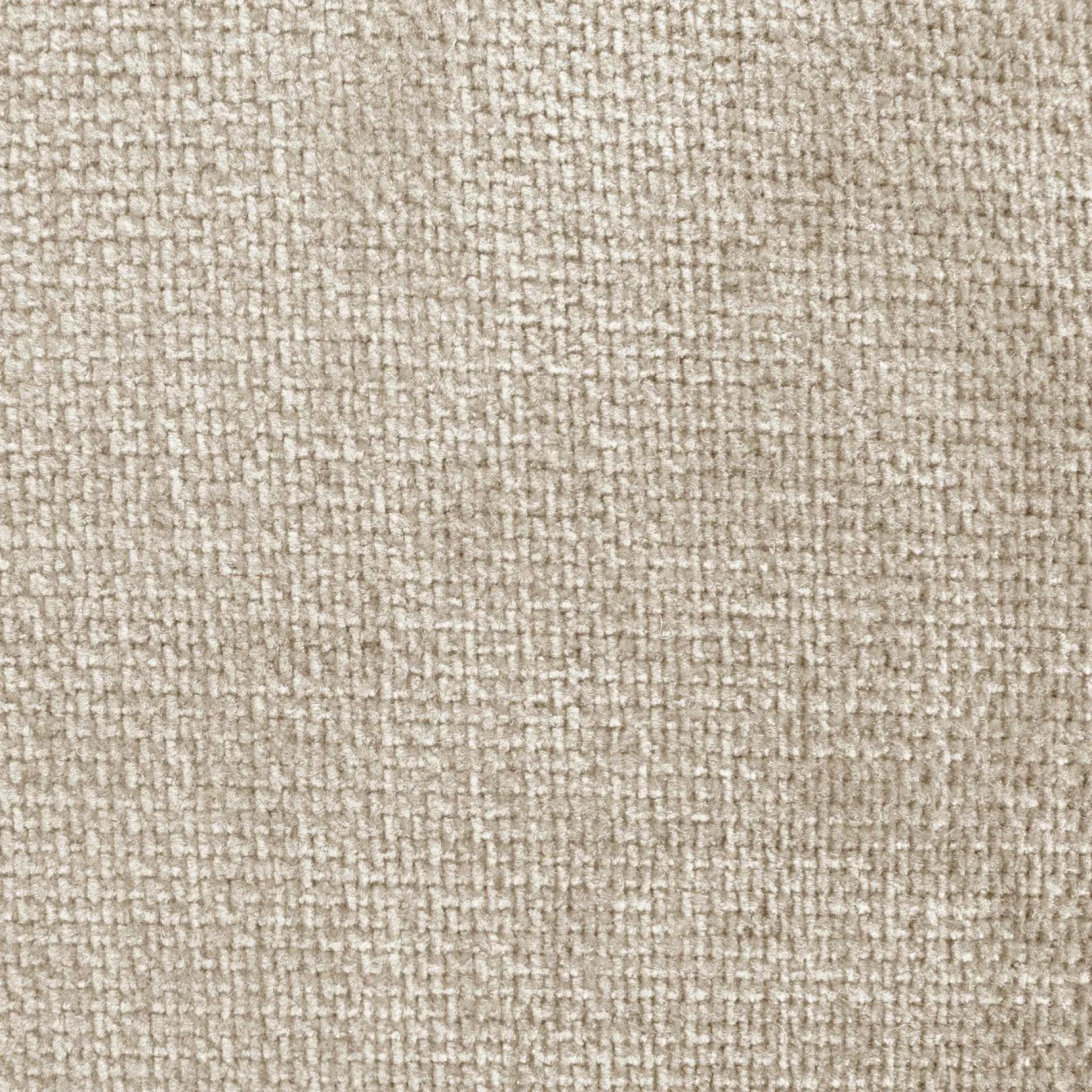 Canapé tissu chenillé Portimo - Ecru