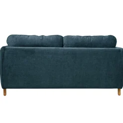 Canapé tissu chenillé Portimo - Bleu