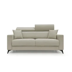 Canapé tissu déhoussable Alden - Lin - Grand 2 places