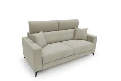 Canapé tissu déhoussable Alden - Lin - Grand 2 places