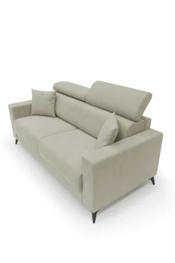 Canapé tissu déhoussable Alden - Lin - 3 places