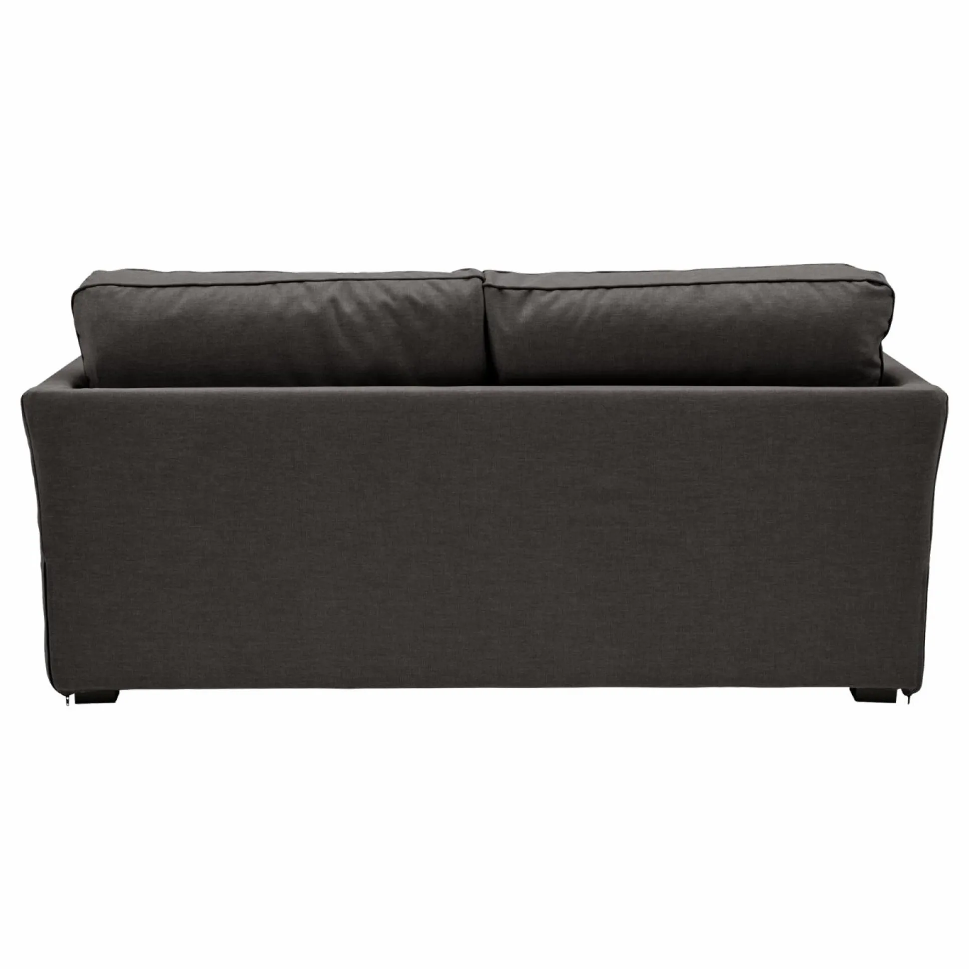 Canapé tissu déhoussable Marbella - Gris Anthracite - 2 places