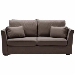 Canapé tissu déhoussable Marbella - Taupe - 2 places
