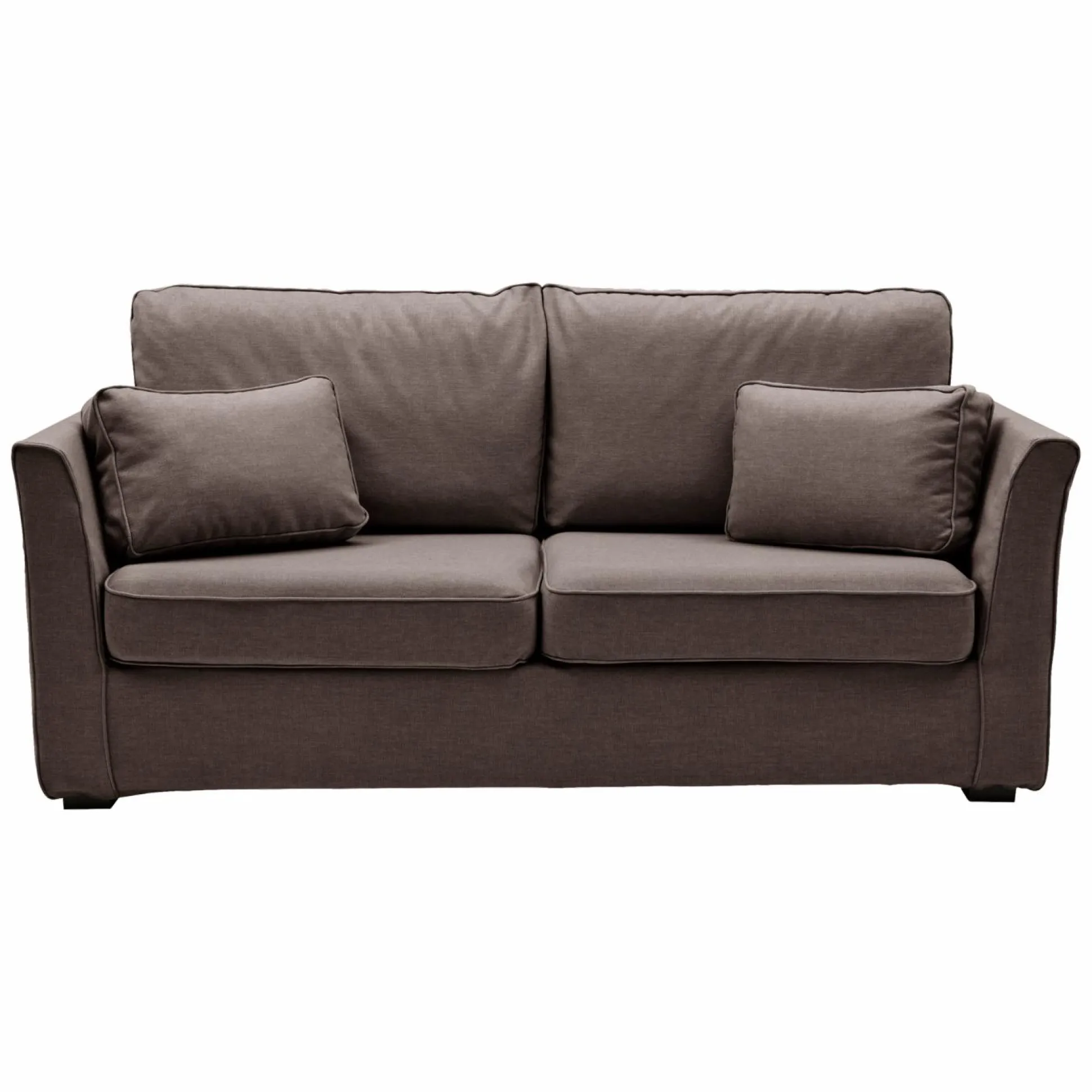 Canapé tissu déhoussable Marbella - Taupe - 2 places