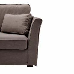 Canapé tissu déhoussable Marbella - Taupe - 4 places