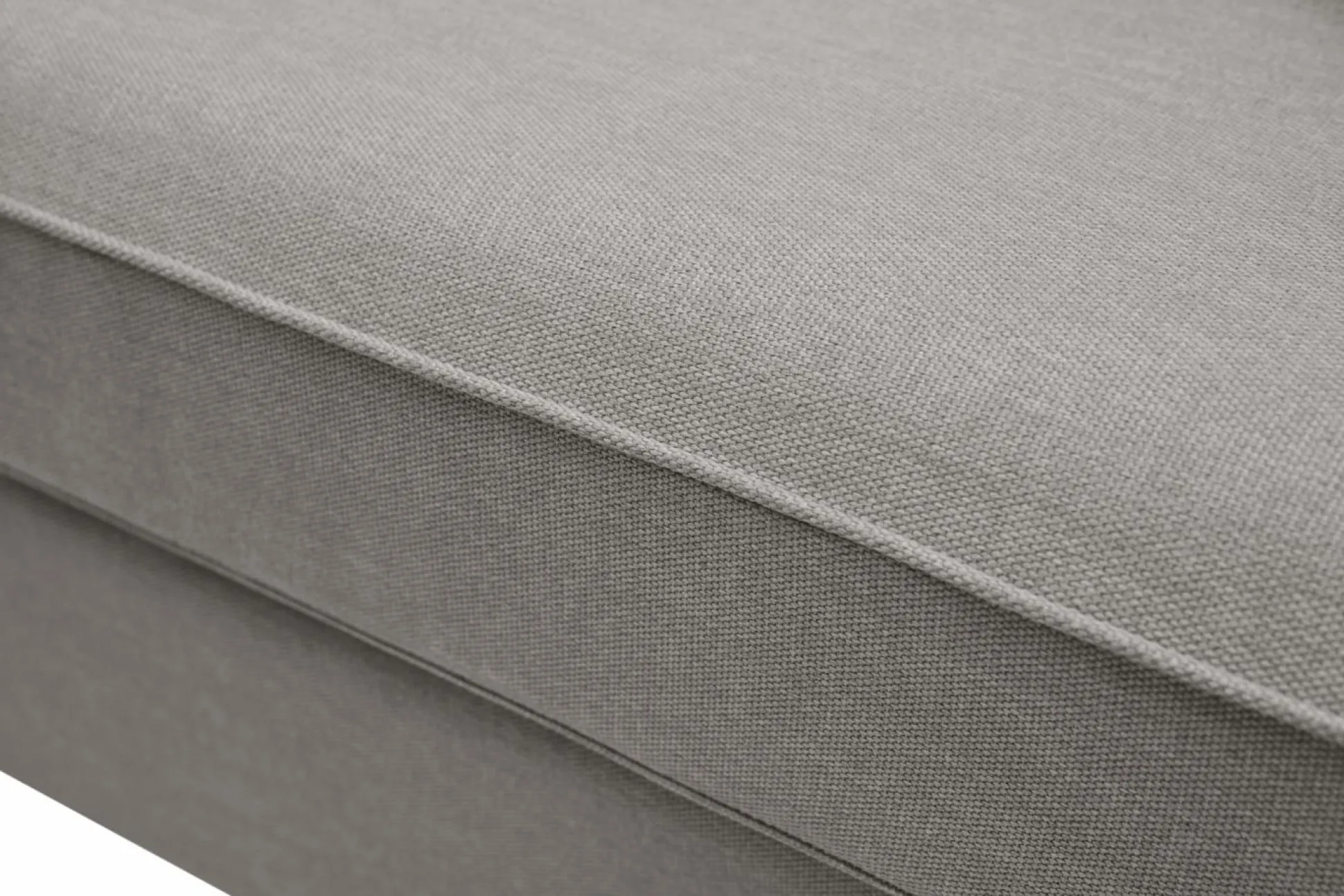 Canapé tissu déhoussable Marbella - Gris - 4 places