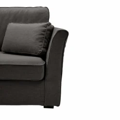 Canapé tissu déhoussable Marbella - Gris Anthracite - 4 places