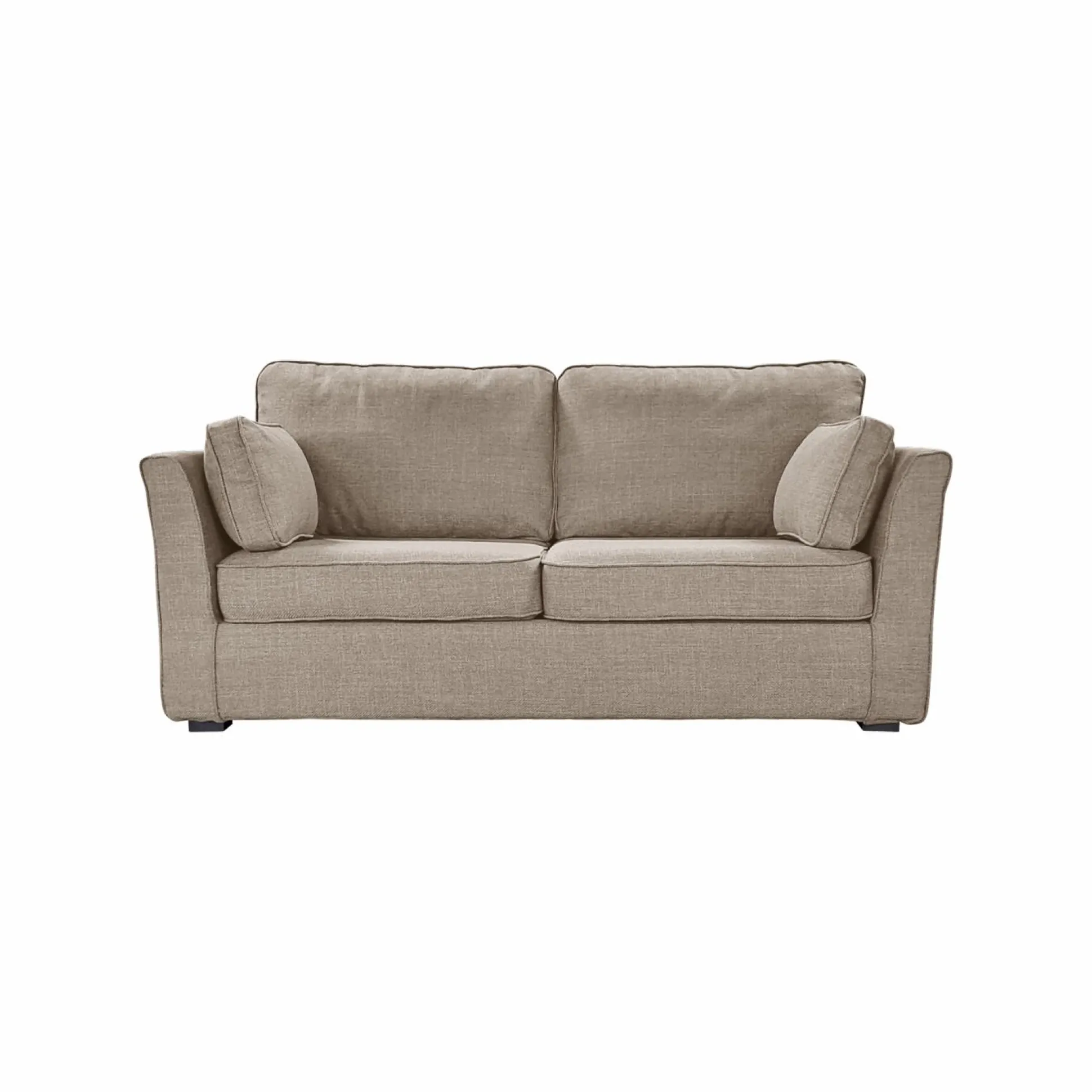 Canapé tissu déhoussable Marbella - Beige - 2 places