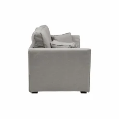 Canapé tissu déhoussable Marbella - Gris - 3 places