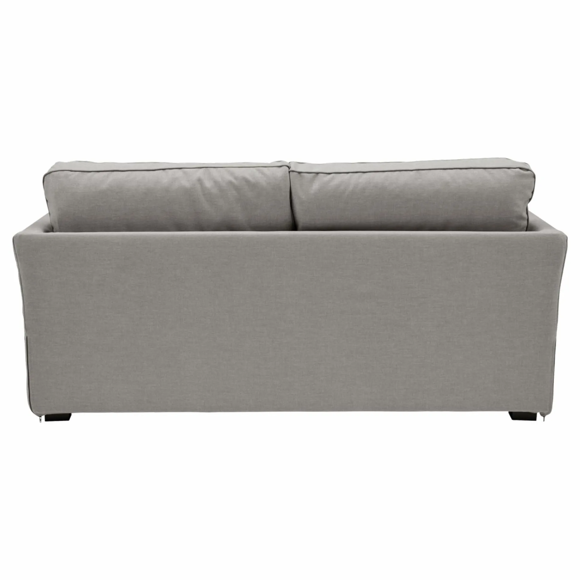 Canapé tissu déhoussable Marbella - Gris - 3 places