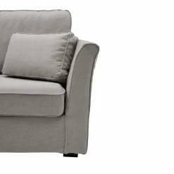 Canapé tissu déhoussable Marbella - Gris - 3 places