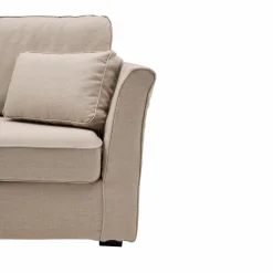 Canapé tissu déhoussable Marbella - Sable - 4 places