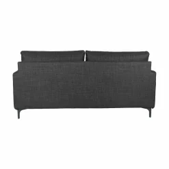 Canapé tissu déhoussable Merlin - Anthracite - 2 places