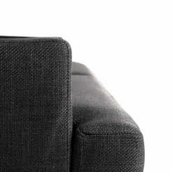 Canapé tissu déhoussable Merlin - Anthracite - 2 places