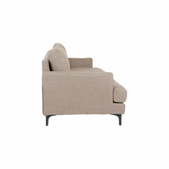 Canapé tissu déhoussable Merlin - Beige - 2 places
