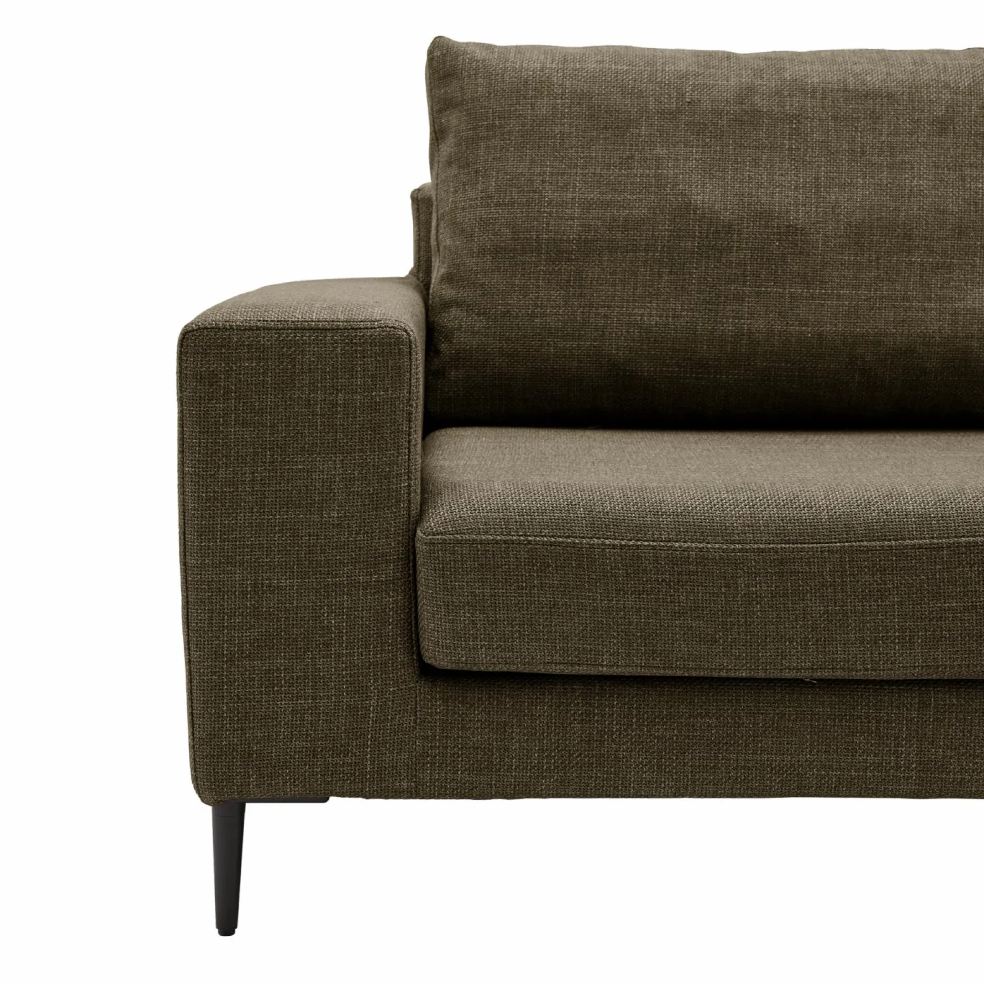 Canapé tissu déhoussable Morgan - Vert Forêt - 2 places