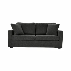 Canapé tissu déhoussable Oslo - Graphite - 2 places