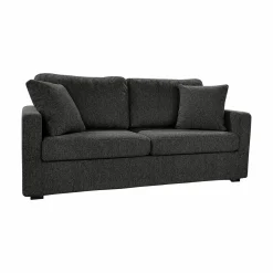Canapé tissu déhoussable Oslo - Graphite - 4 places