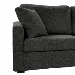 Canapé tissu déhoussable Oslo - Graphite - 4 places