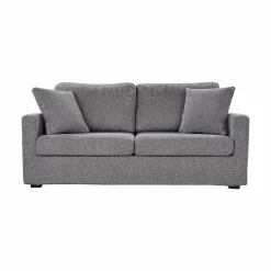 Canapé tissu déhoussable Oslo - Pierre - 2 places