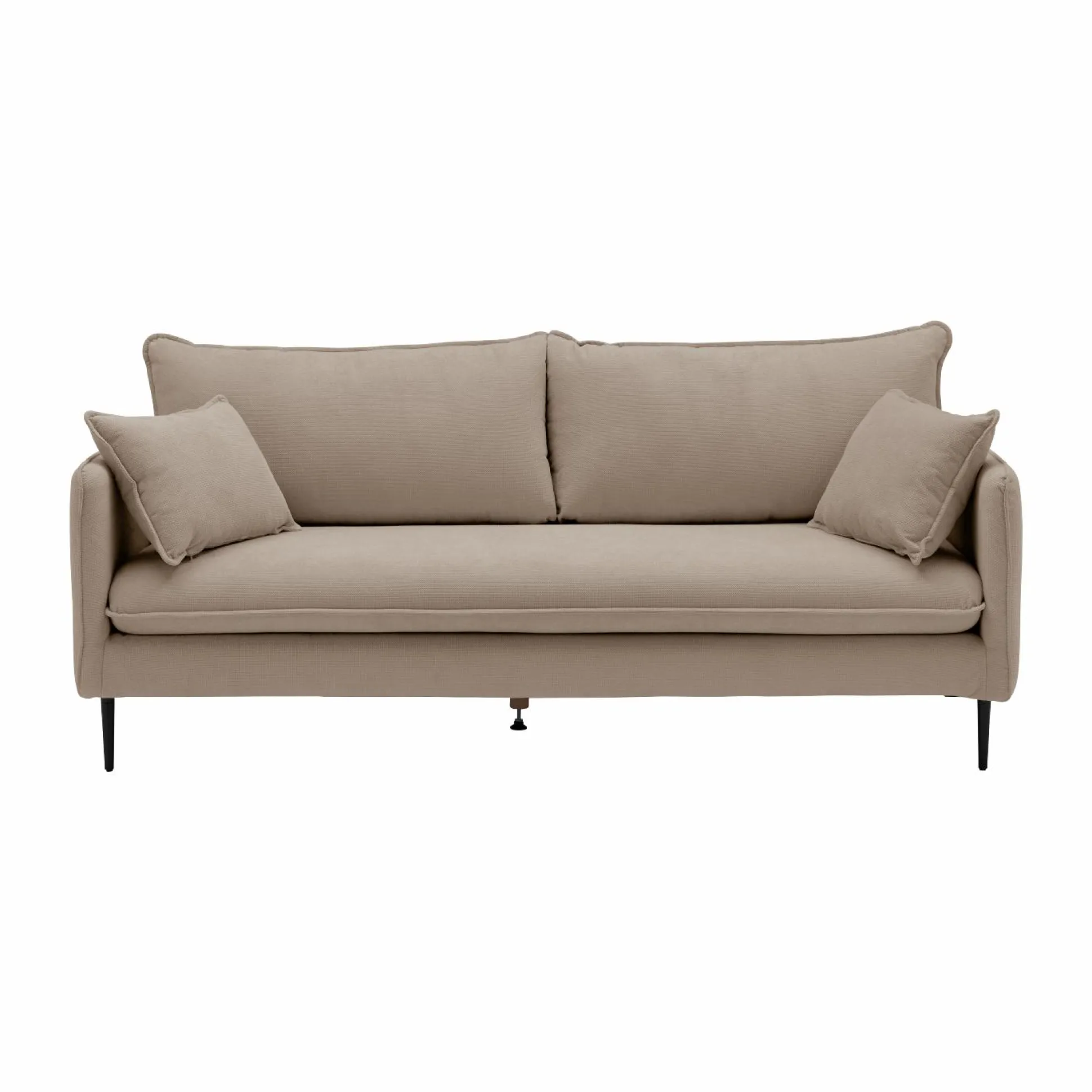 Canapé tissu Oden - Beige - 4 places