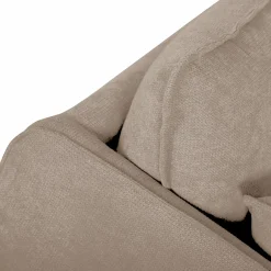 Canapé tissu Oden - Beige - 4 places