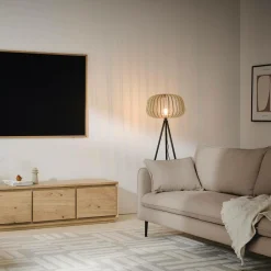 Canapé tissu Oden - Beige - 3 places