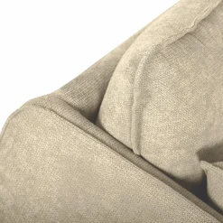 Canapé tissu Oden - Crème - 4 places