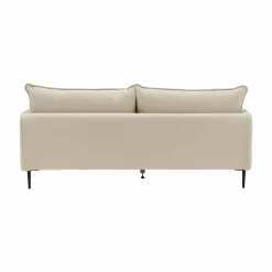 Canapé tissu Oden - Crème - 2 places