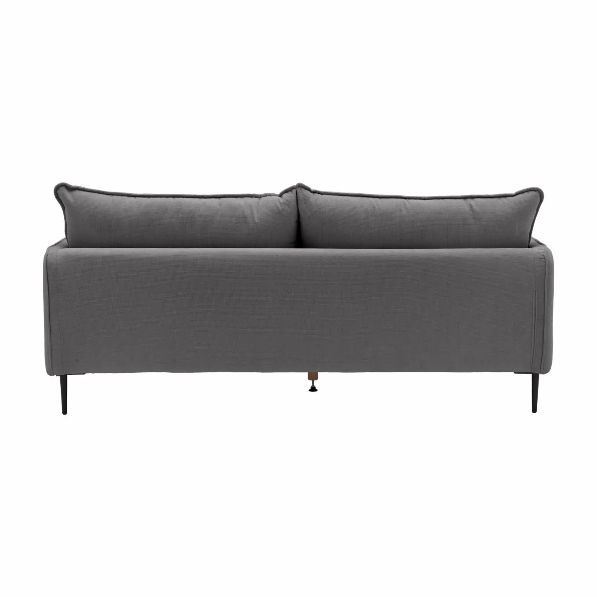 Canapé tissu Oden - Gris - 4 places