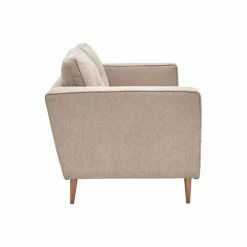 Canapé tissu Ondine - Crème - 2 places