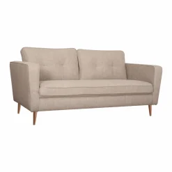 Canapé tissu Ondine - Crème - 3 places