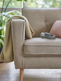 Canapé tissu Ondine - Crème - 3 places