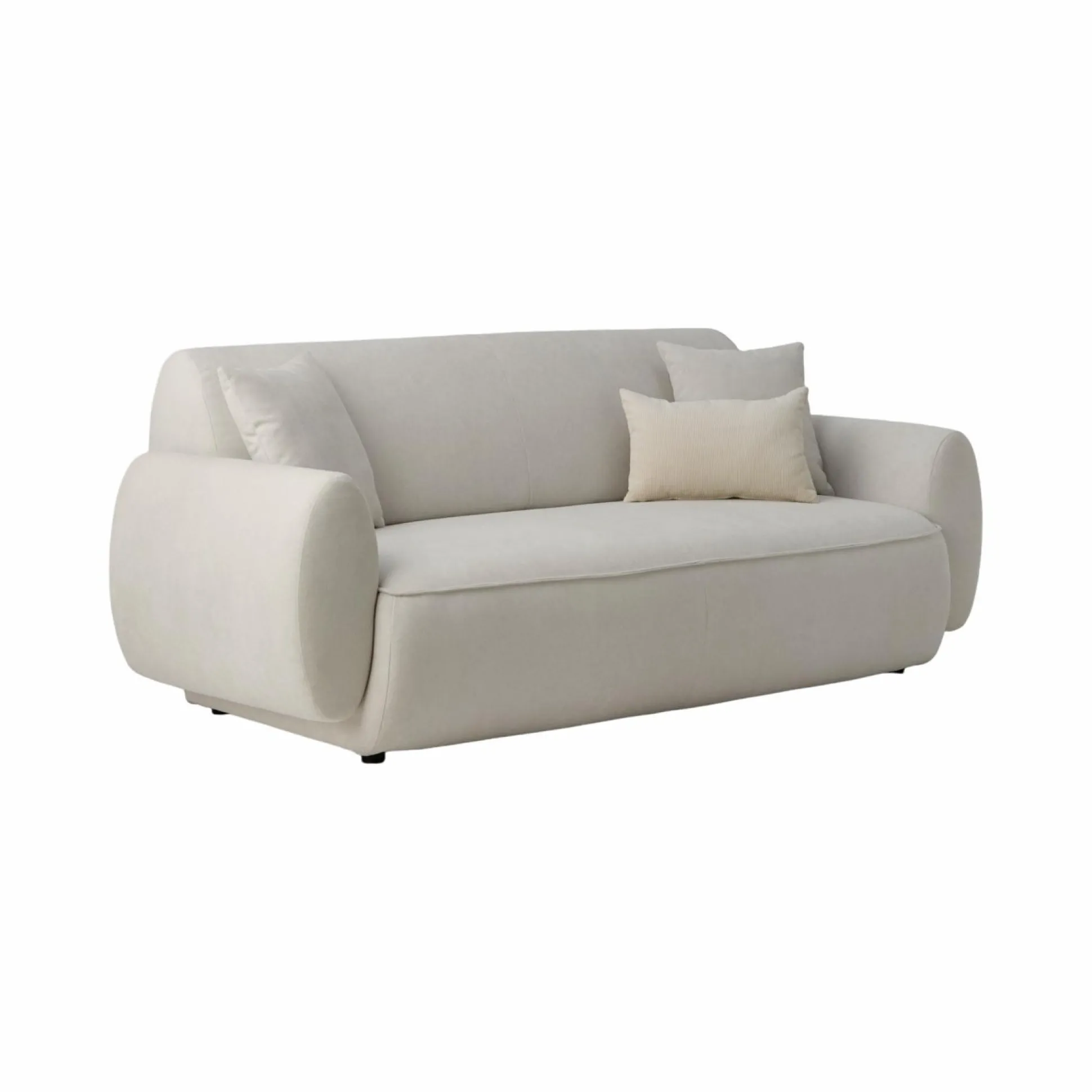 Canapé tissu Orus - Naturel - 2 places