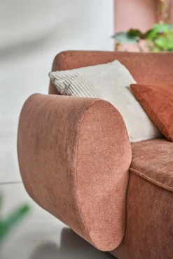 Canapé tissu Orus - Tomette - 2 places