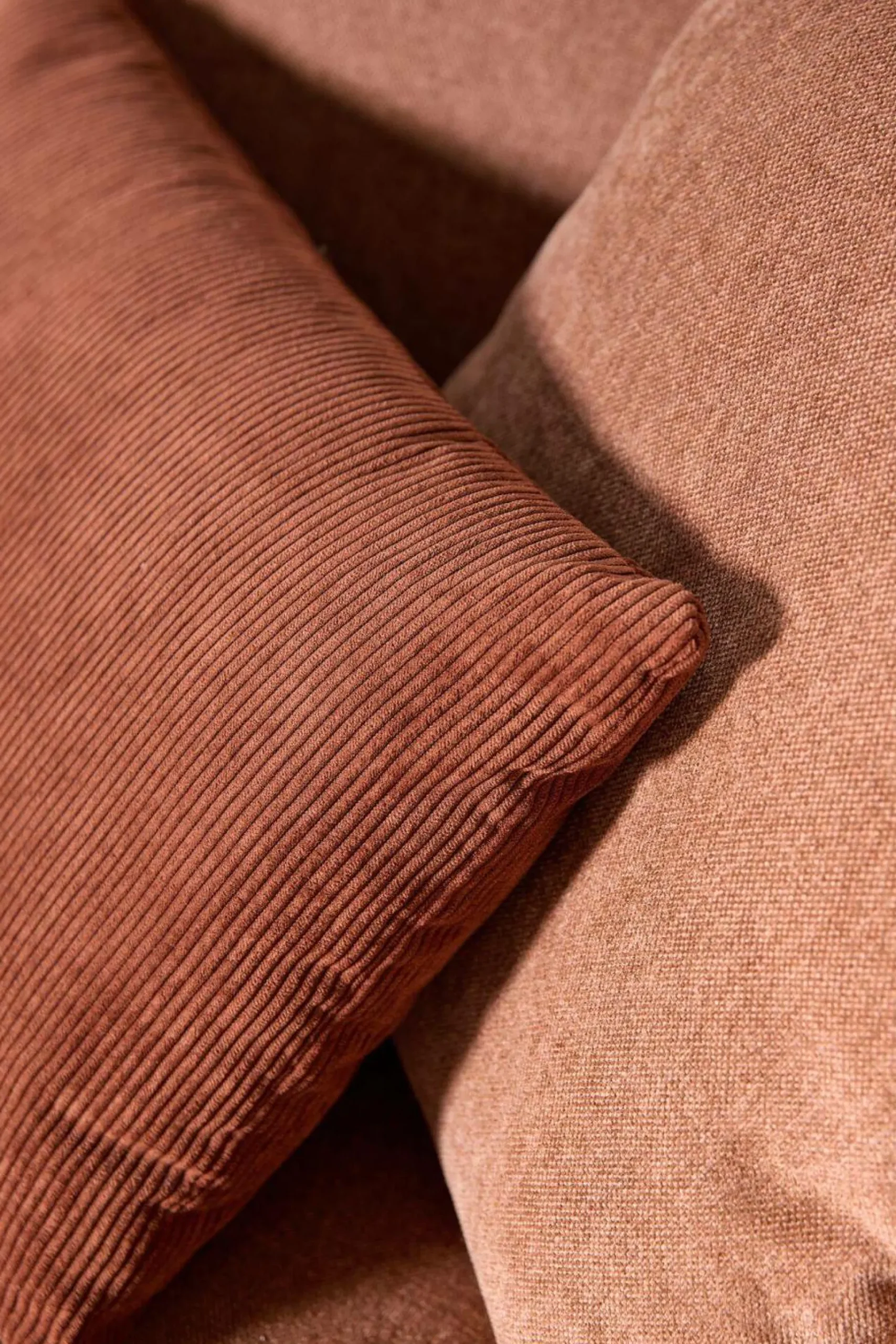 Canapé tissu Orus - Tomette - 2 places