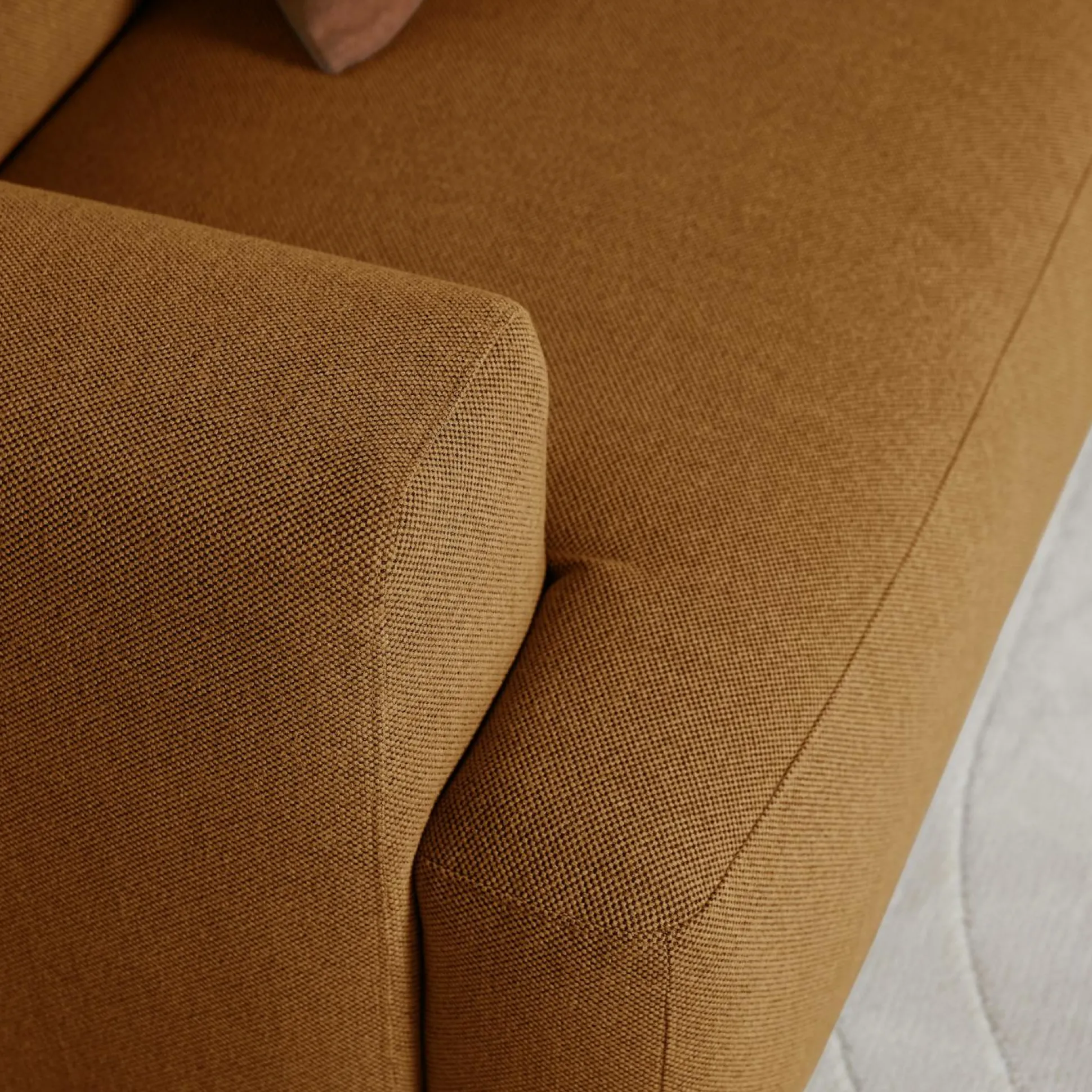 Canapé tissu Pavel - Moutarde