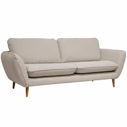 Canapé tissu Persson - Ecru - 3 places