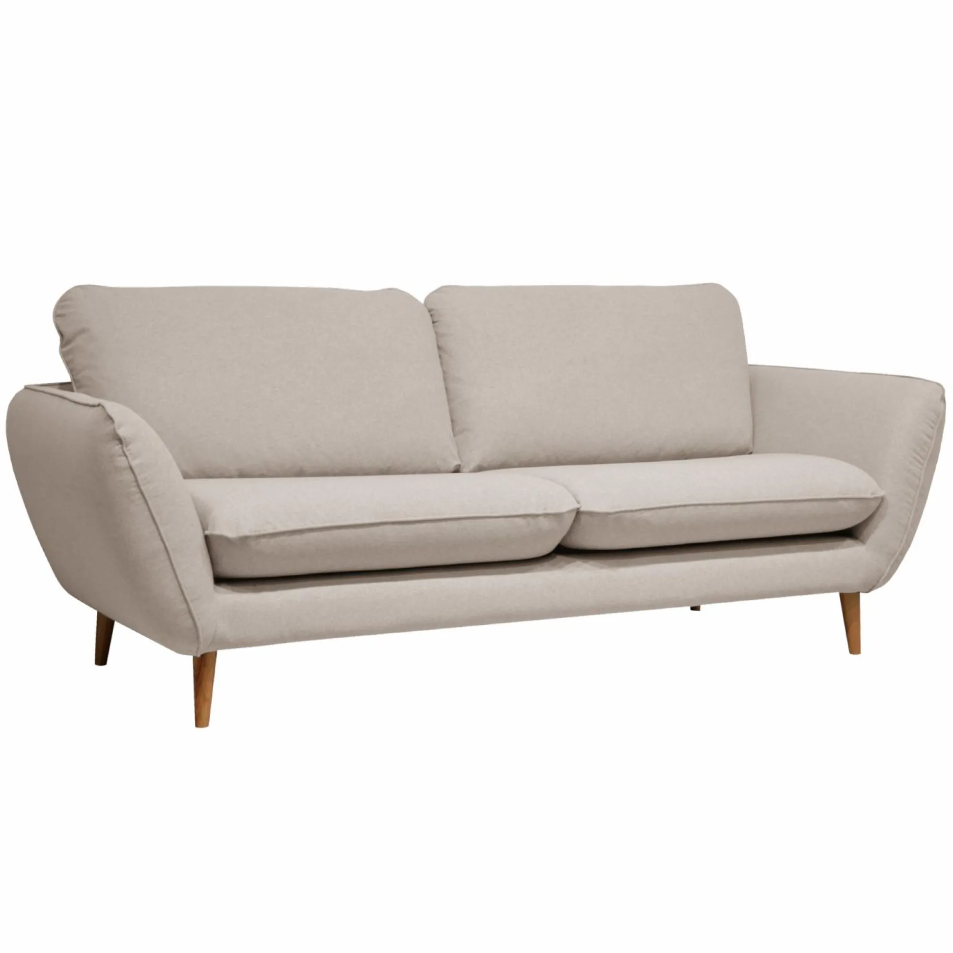 Canapé tissu Persson - Ecru - 3 places